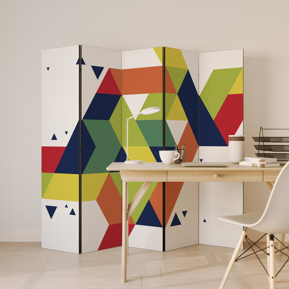 FUTURE SIGN Dekorativ rumsavdelare – 5 paneler
