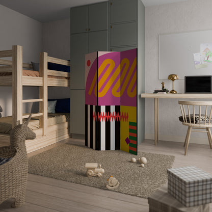 VIVID ART Dekorativ rumsavdelare med 3 paneler