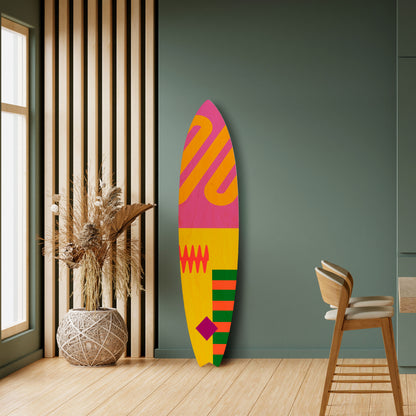 VIVID VIBRATIONS Dekorativ Surfbräda