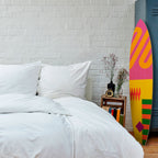 VIVID VIBRATIONS Dekorativ Surfbräda