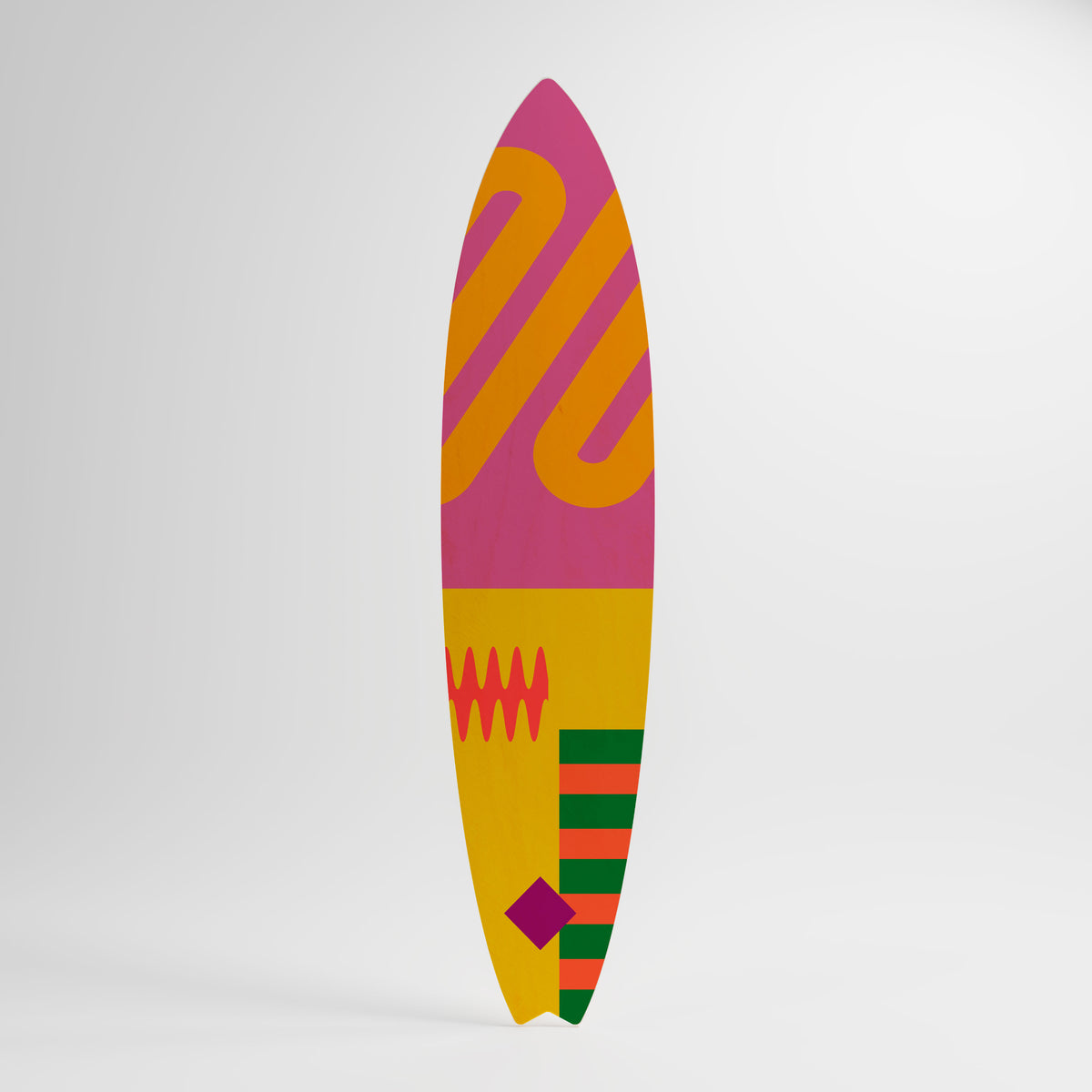 VIVID VIBRATIONS Dekorativ Surfbräda