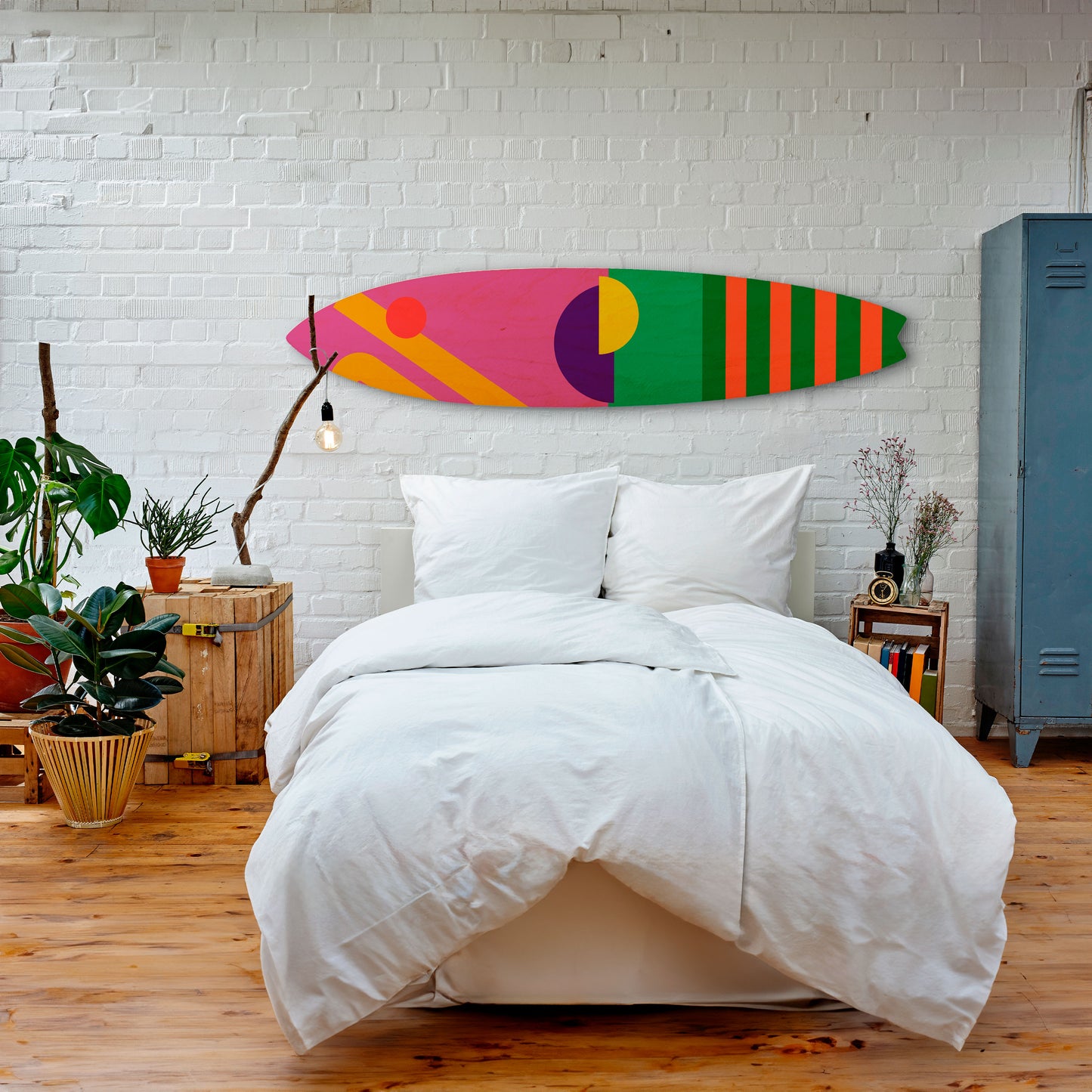 VIVID DREAMS Dekorativ Surfbräda