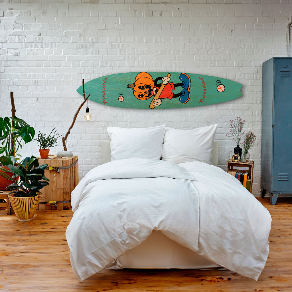 PUMPKIN BASEBALL Dekorativ Surfbräda