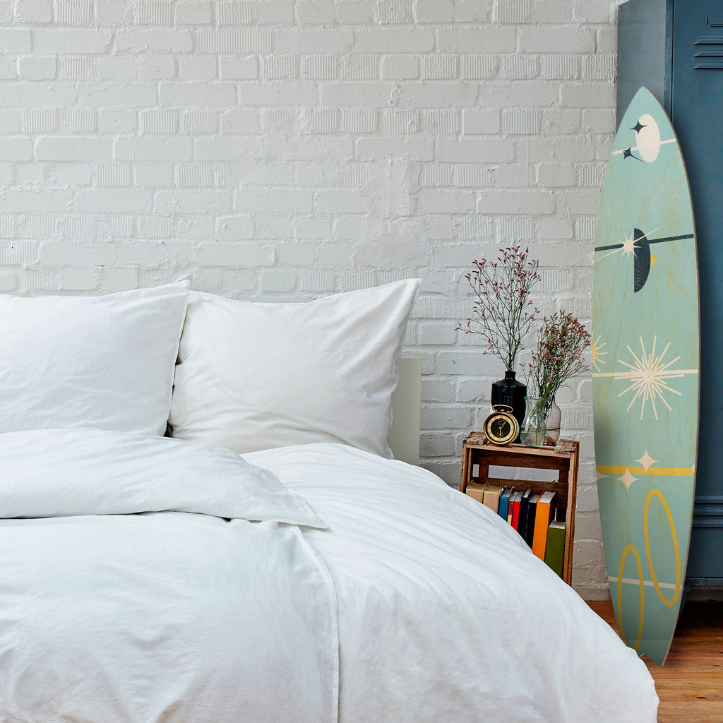 PATHS TO HAPPINESS Surfboard Decorative Panel