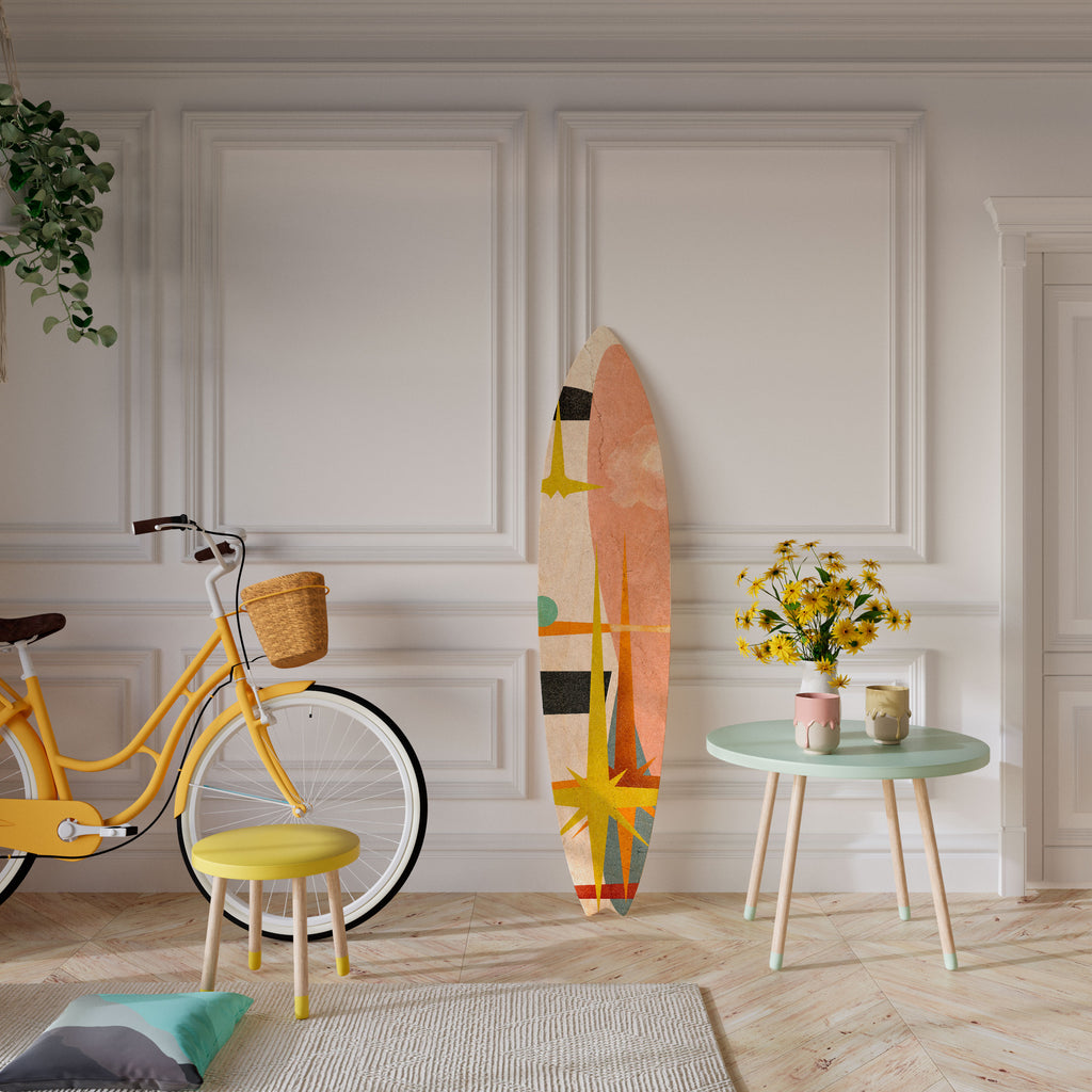 INTERSTELLAR VIBES Dekorativ Surfbräda