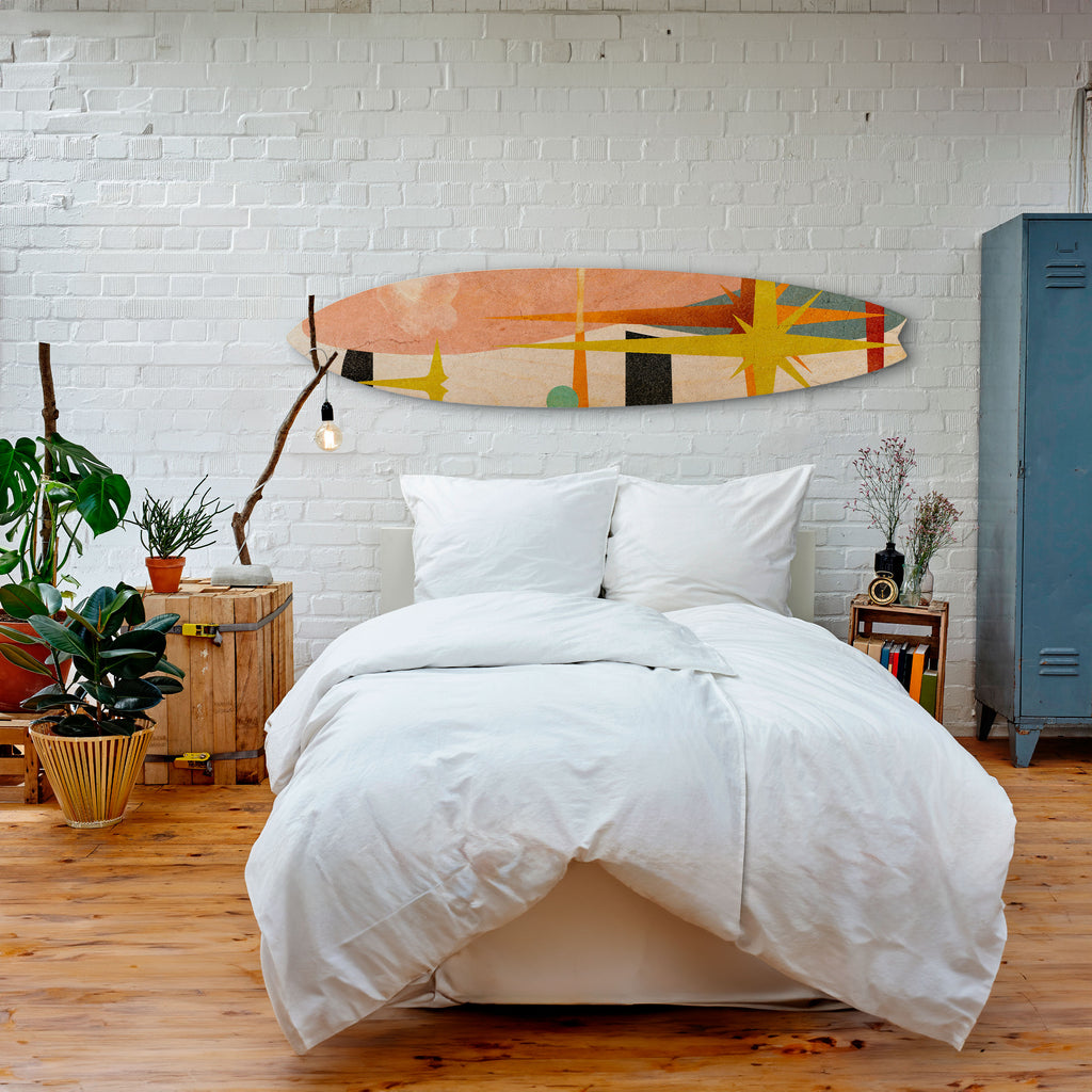 INTERSTELLAR VIBES Dekorativ Surfbräda