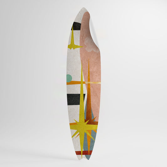 INTERSTELLAR VIBES Peel and Stick Surfboard Sticker