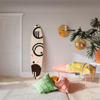 BLACK AND WHITE COMBINATION Dekorativ Surfbräda