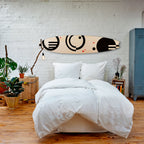 BLACK AND WHITE COMBINATION Dekorativ Surfbräda