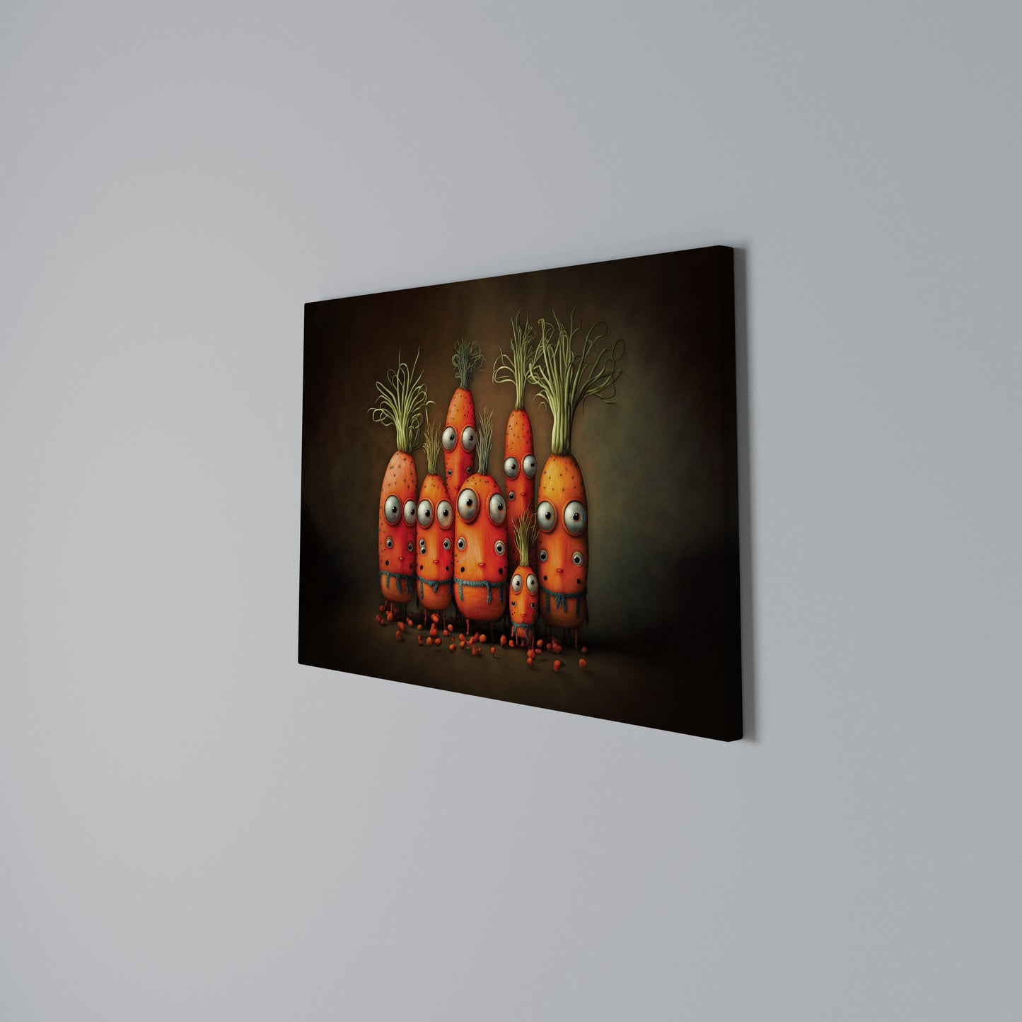 CUTE OR SCARY Horizontal Canvas Print