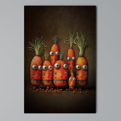 CUTE OR SCARY Vertical Canvas Print
