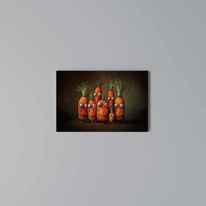 CUTE OR SCARY Horizontal Canvas Print