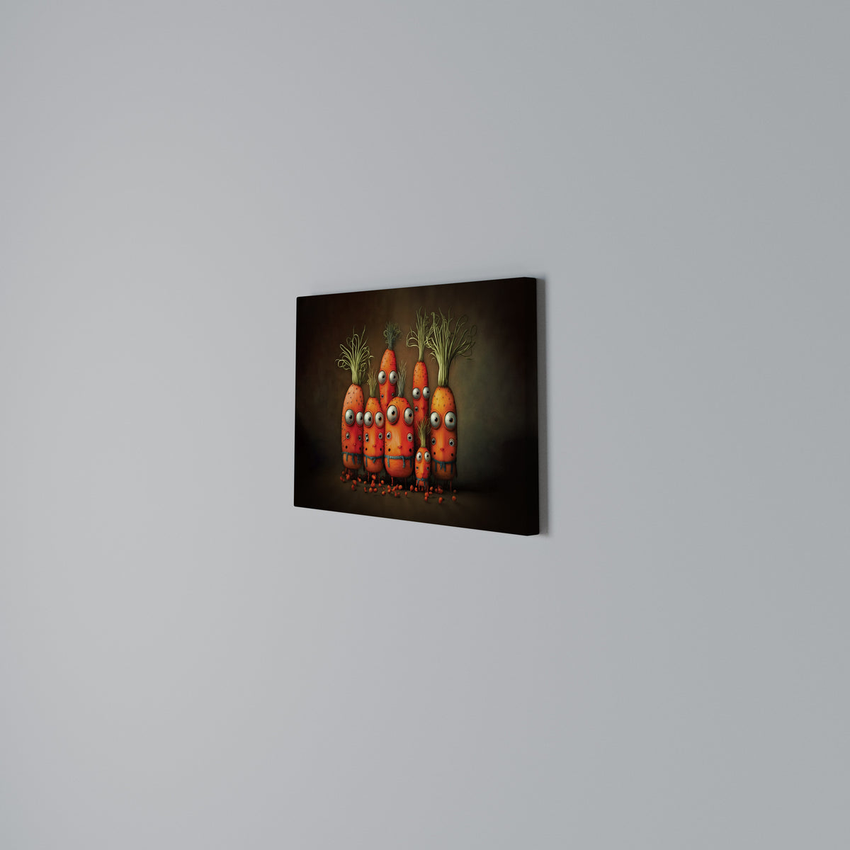 CUTE OR SCARY Horizontal Canvas Print