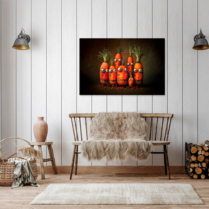 CUTE OR SCARY Horizontal Canvas Print