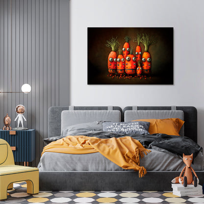 CUTE OR SCARY Horizontal Canvas Print