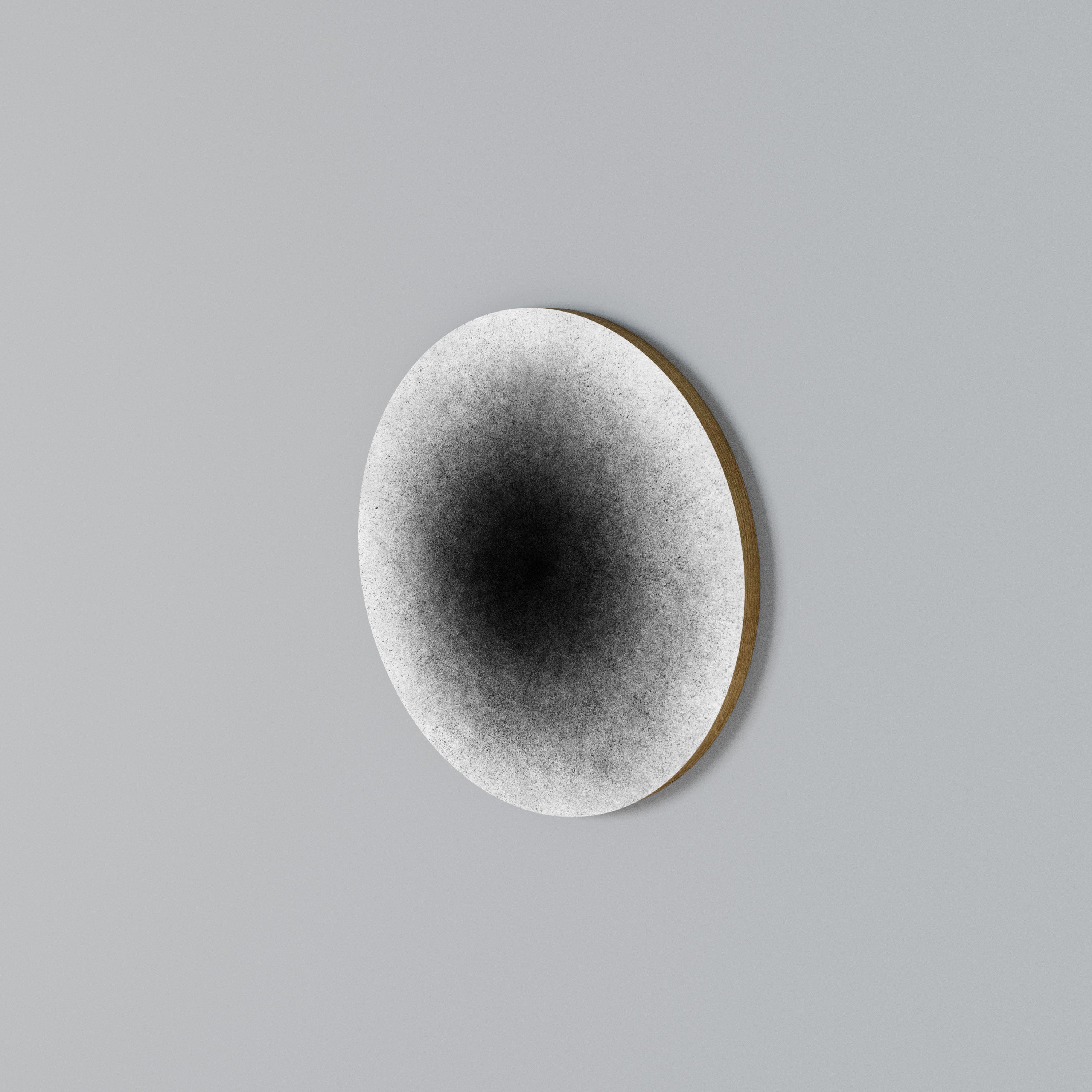 BLACK HOLE Round Wall Art