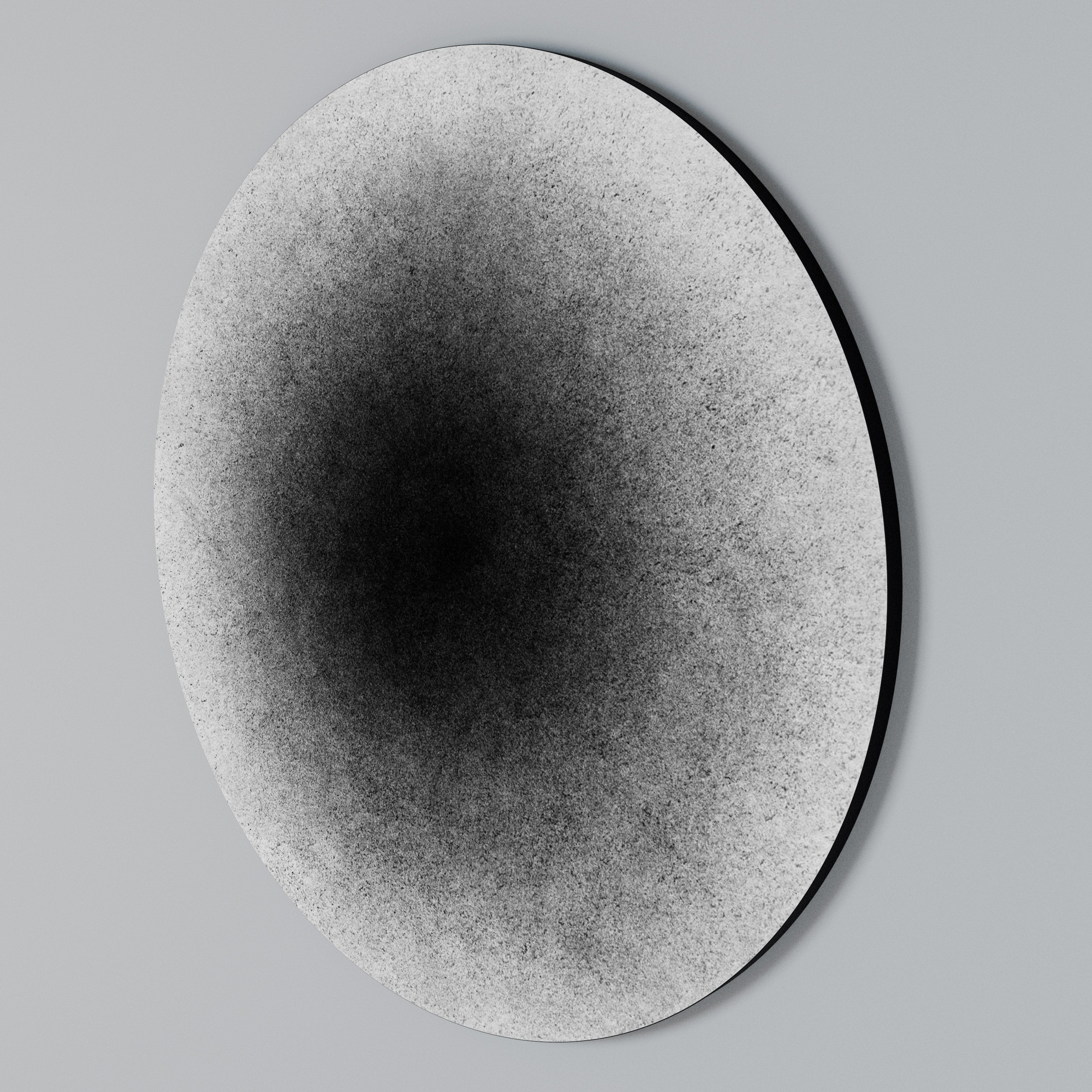 BLACK HOLE Round Wall Art