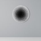 BLACK HOLE Round Wall Art