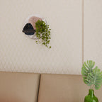 COLORFUL SHAPES Round Art Shelf In Black Finish