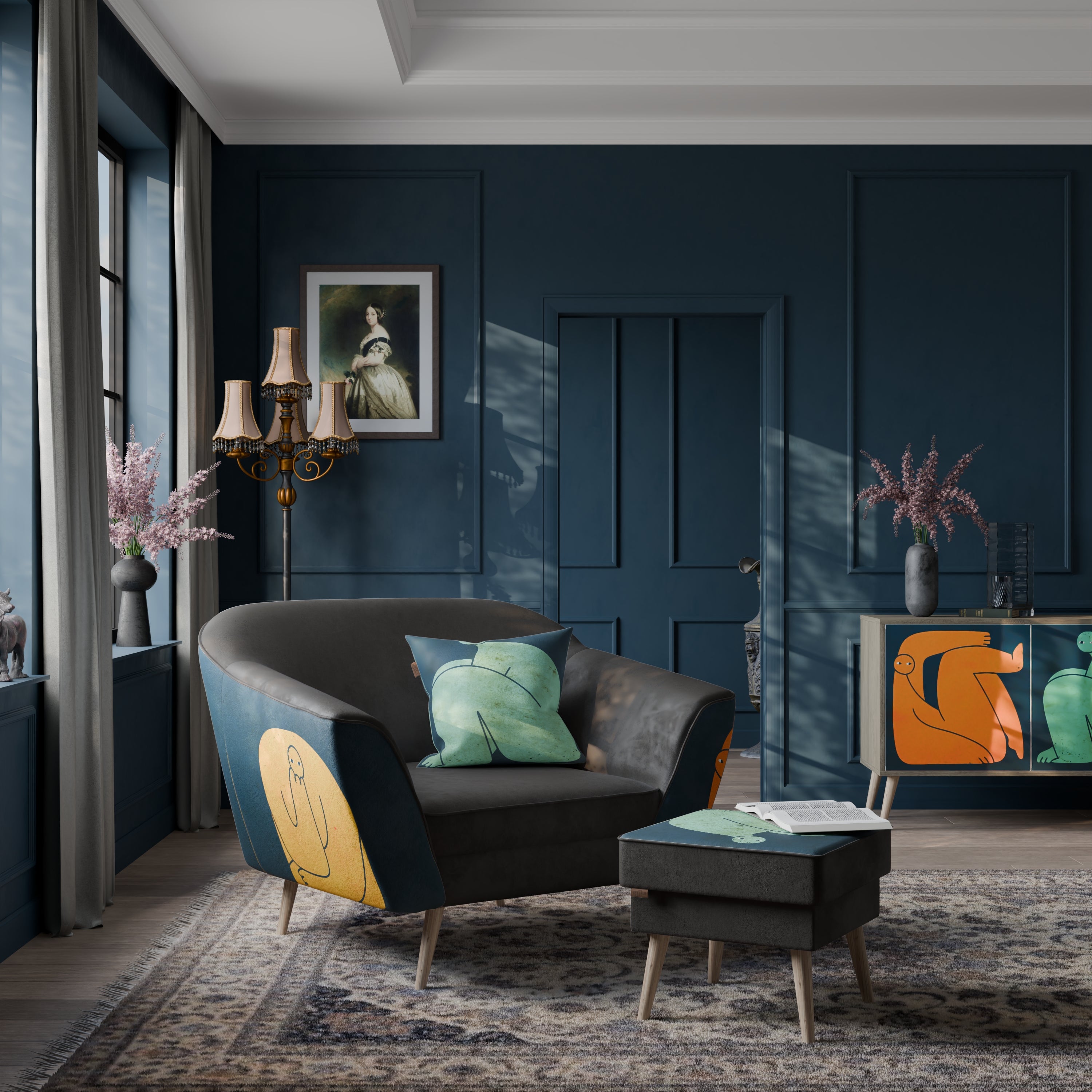 TILLSAMMANS MEN SEPARAT AURORA Fåtölj