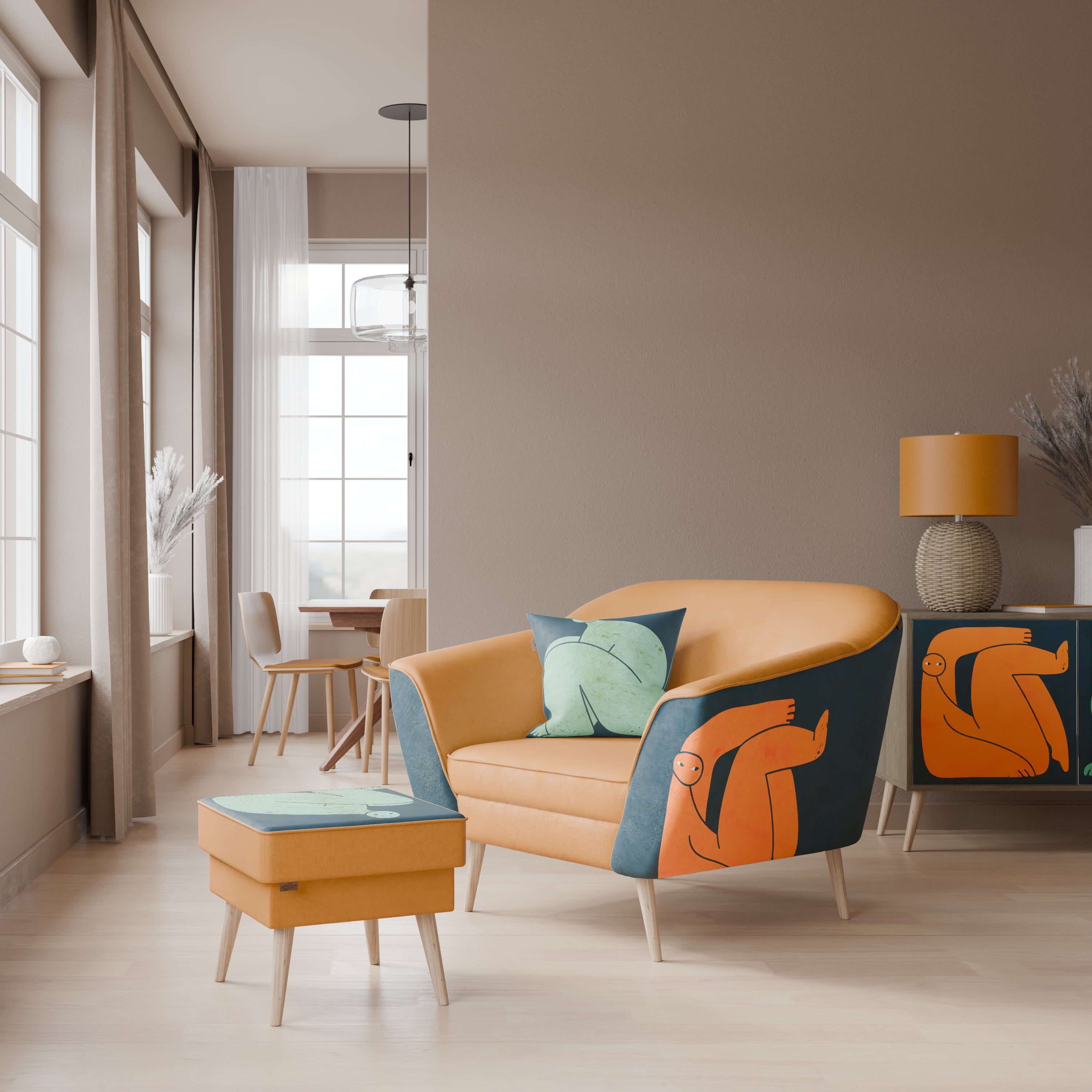 TILLSAMMANS MEN SEPARAT AURORA Fåtölj