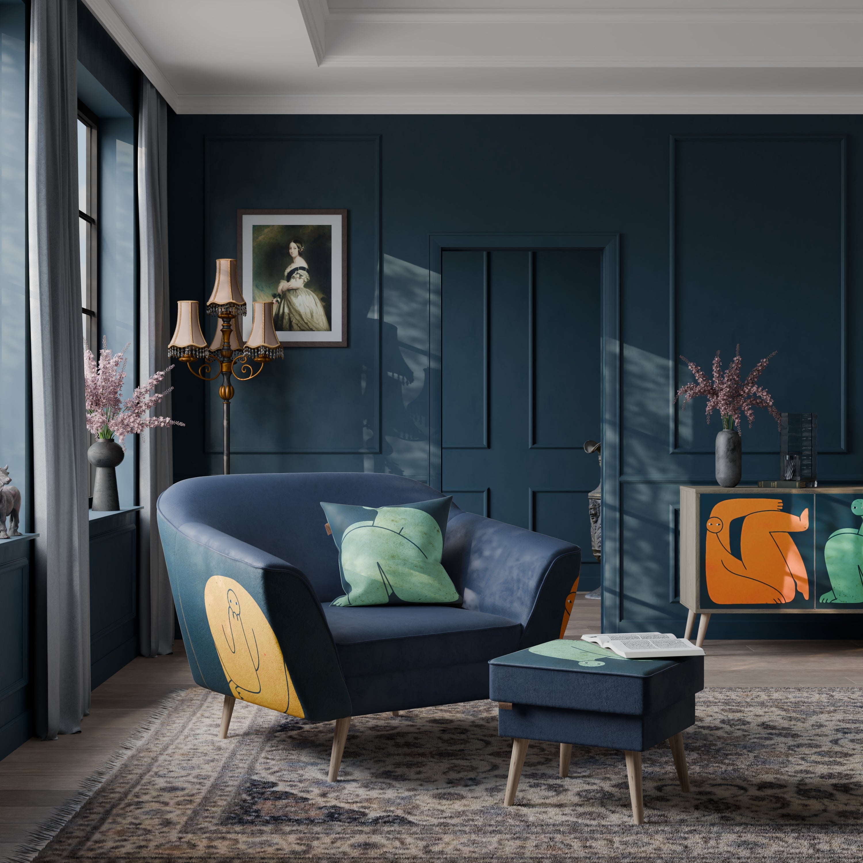 TILLSAMMANS MEN SEPARAT AURORA Fåtölj