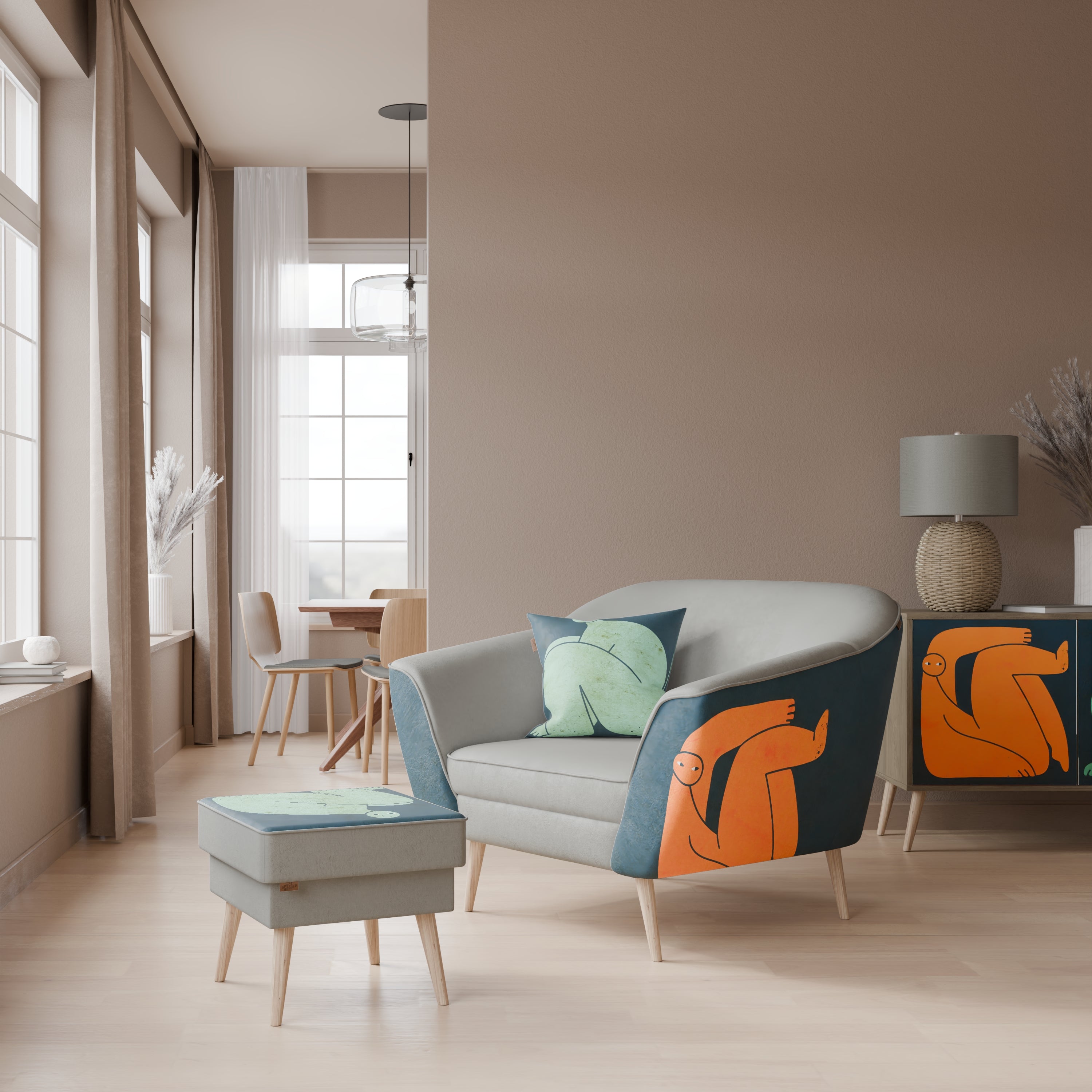 TILLSAMMANS MEN SEPARAT AURORA Fåtölj