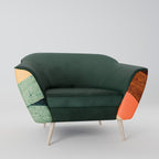 FÄRGGLADA TRÅD AURORA Fåtölj