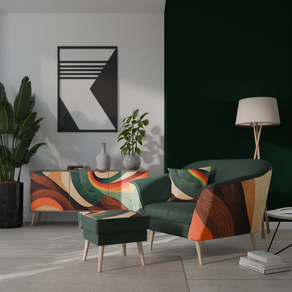 FÄRGGLADA TRÅD AURORA Fåtölj