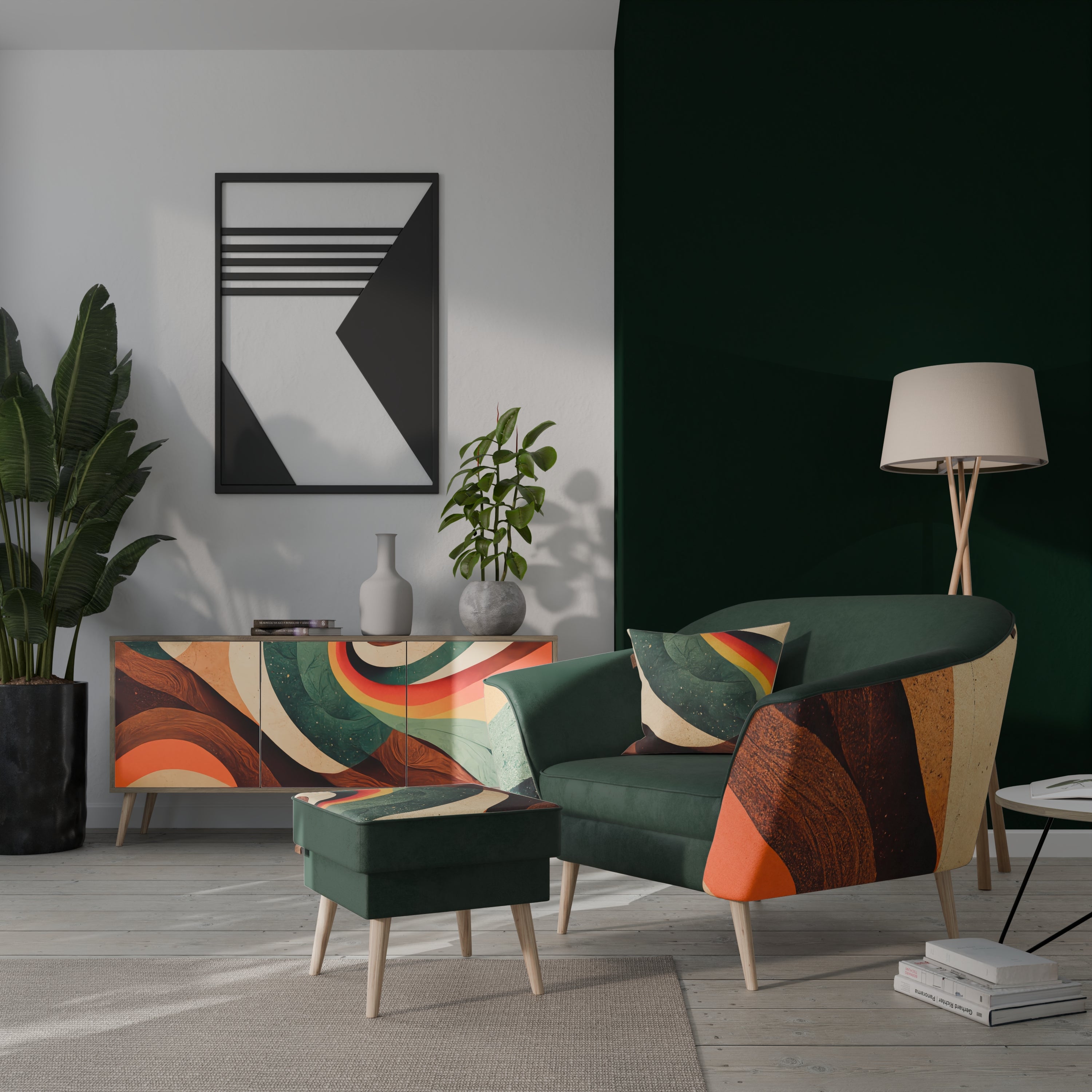 FÄRGGLADA TRÅD AURORA Fåtölj