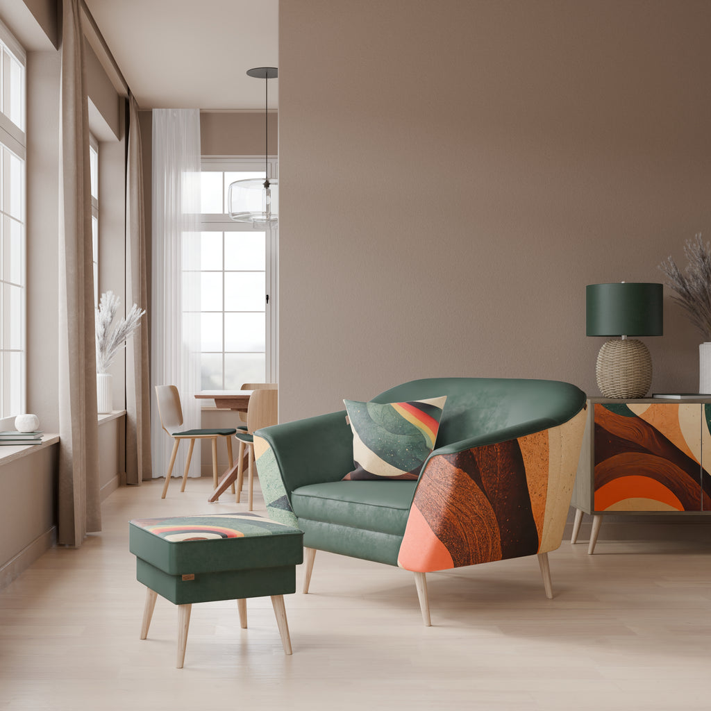 FÄRGGLADA TRÅD AURORA Fåtölj