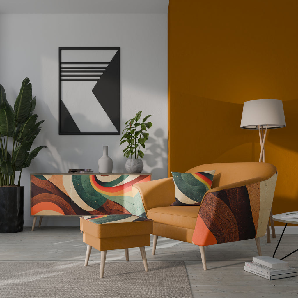 FÄRGGLADA TRÅD AURORA Fåtölj