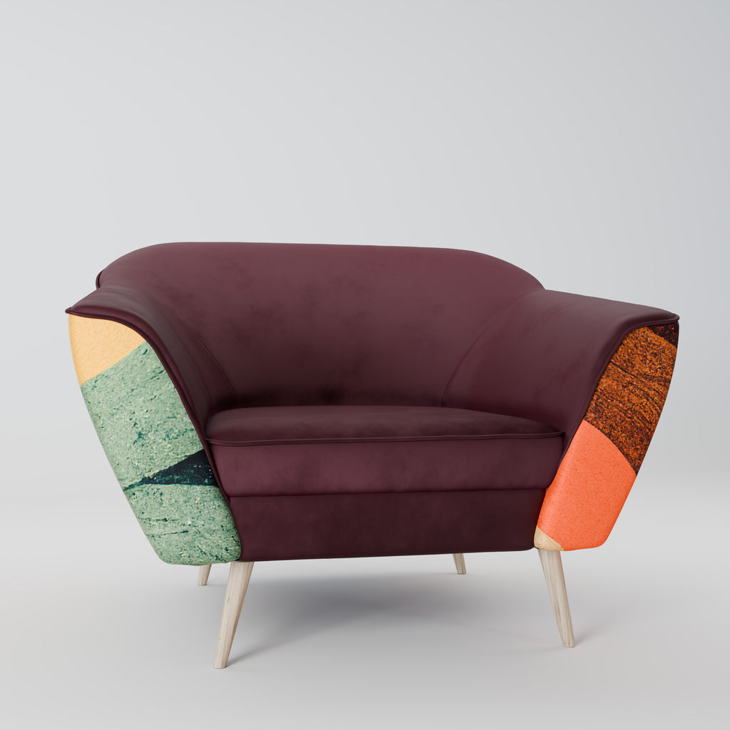 FÄRGGLADA TRÅD AURORA Fåtölj