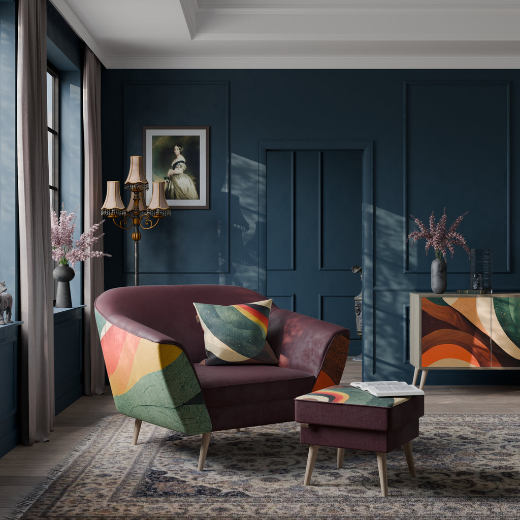 FÄRGGLADA TRÅD AURORA Fåtölj