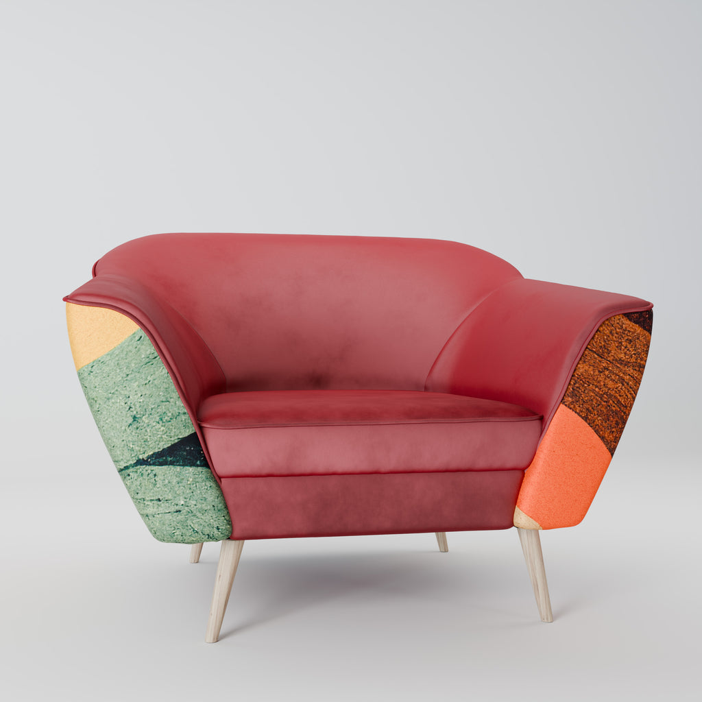 FÄRGGLADA TRÅD AURORA Fåtölj