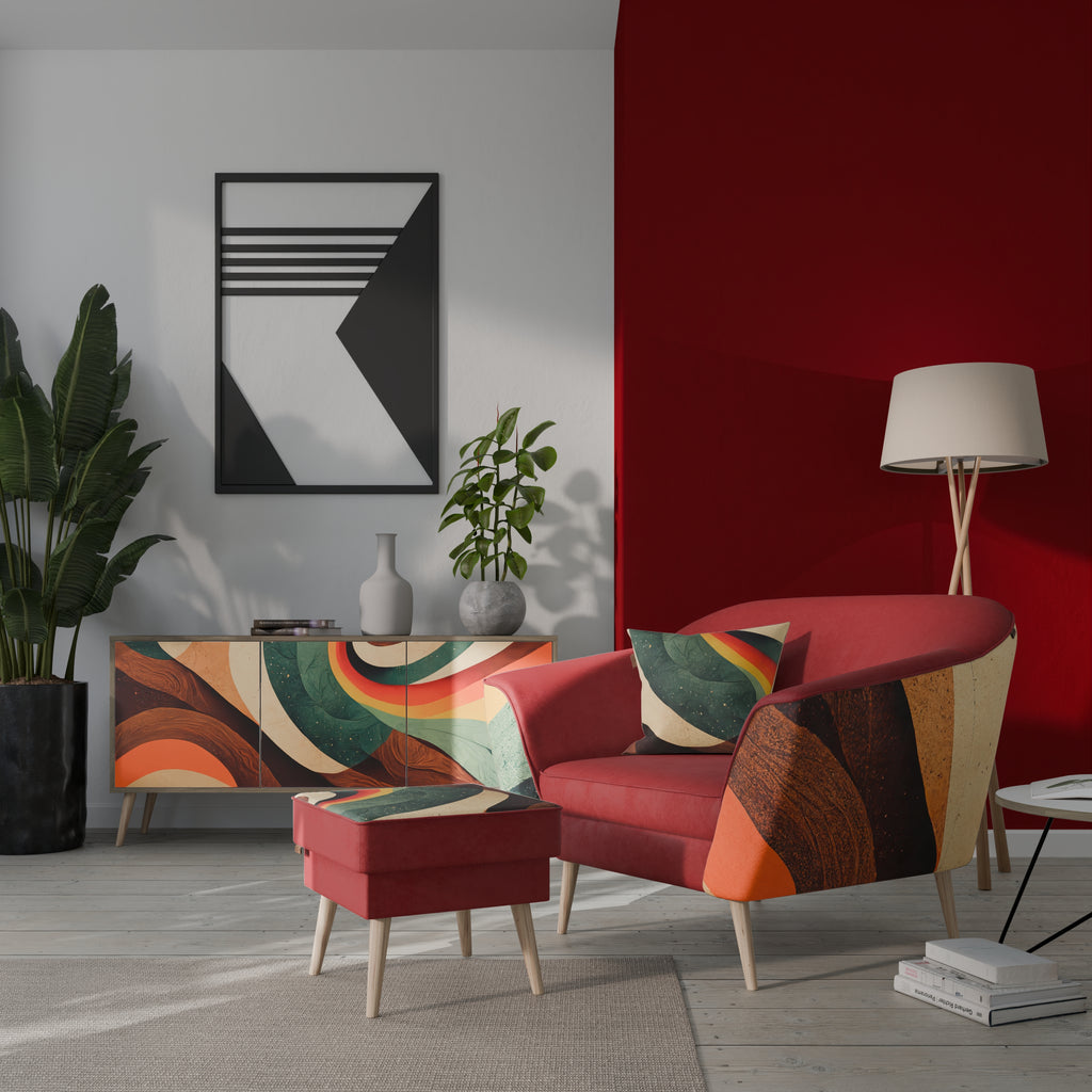 FÄRGGLADA TRÅD AURORA Fåtölj