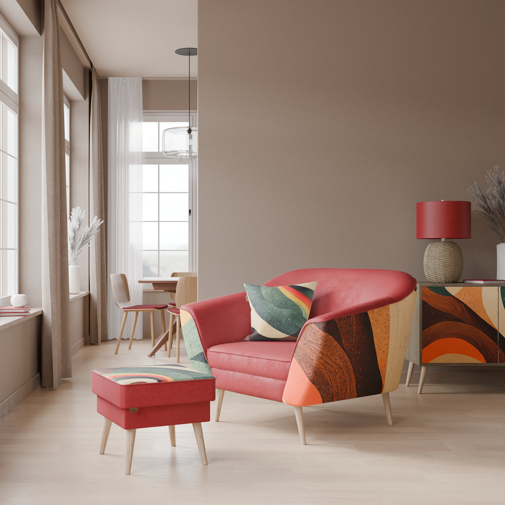 FÄRGGLADA TRÅD AURORA Fåtölj