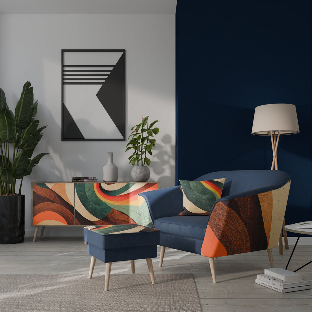 FÄRGGLADA TRÅD AURORA Fåtölj