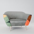 FÄRGGLADA TRÅD AURORA Fåtölj