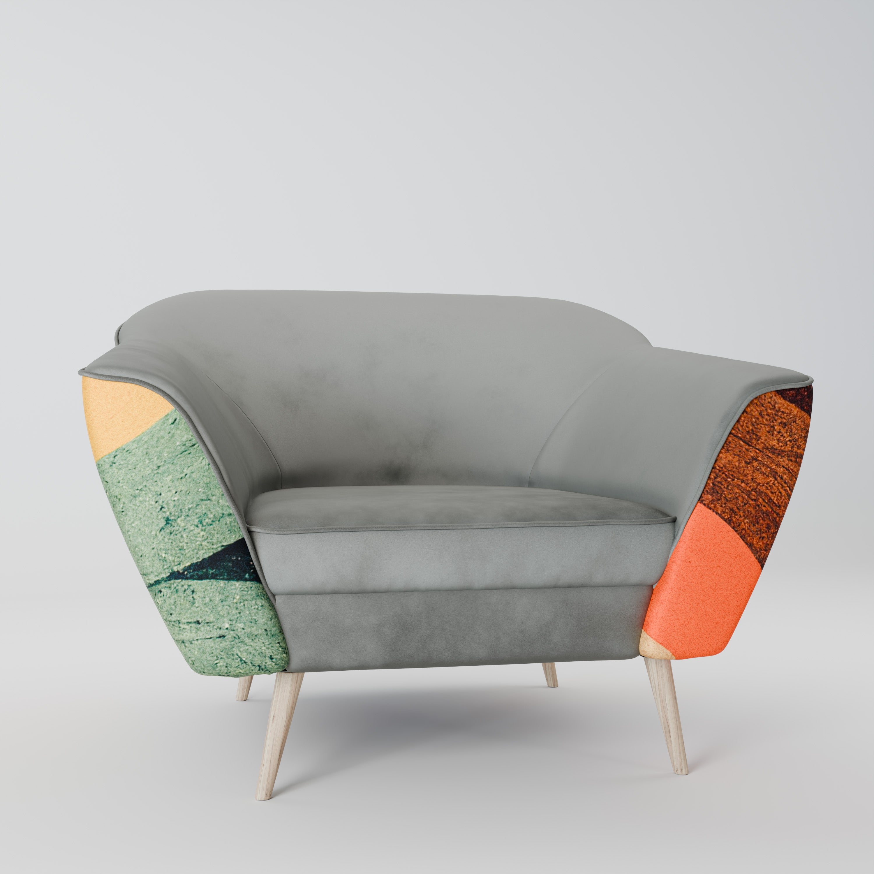 FÄRGGLADA TRÅD AURORA Fåtölj