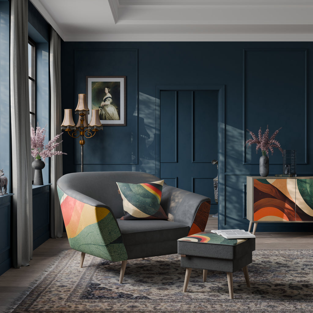 FÄRGGLADA TRÅD AURORA Fåtölj