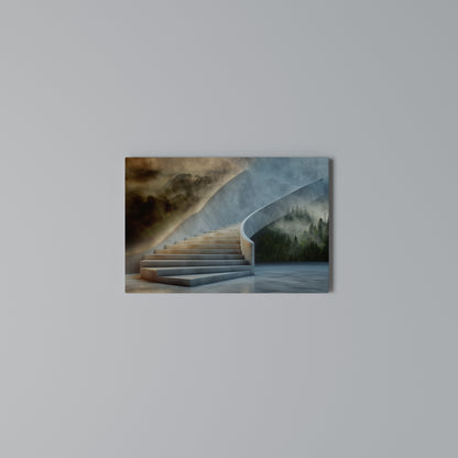STEPS TO SERENITY Horizontal Canvas Print