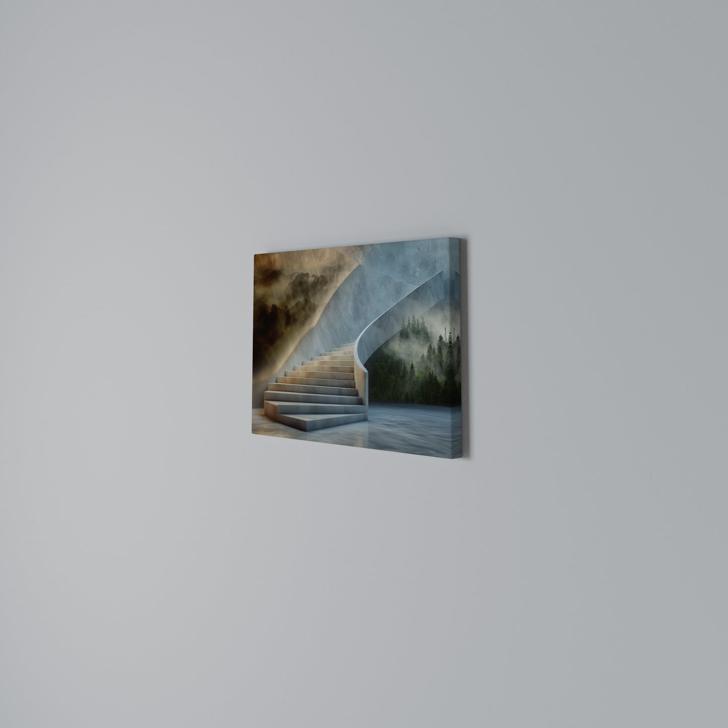 STEPS TO SERENITY Horizontal Canvas Print