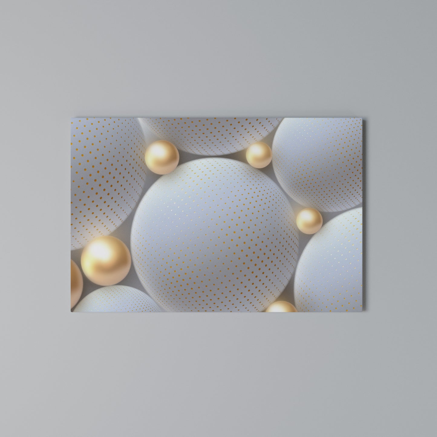 LUMINOUS SPHERICAL HARMONY Horizontal Canvas Print