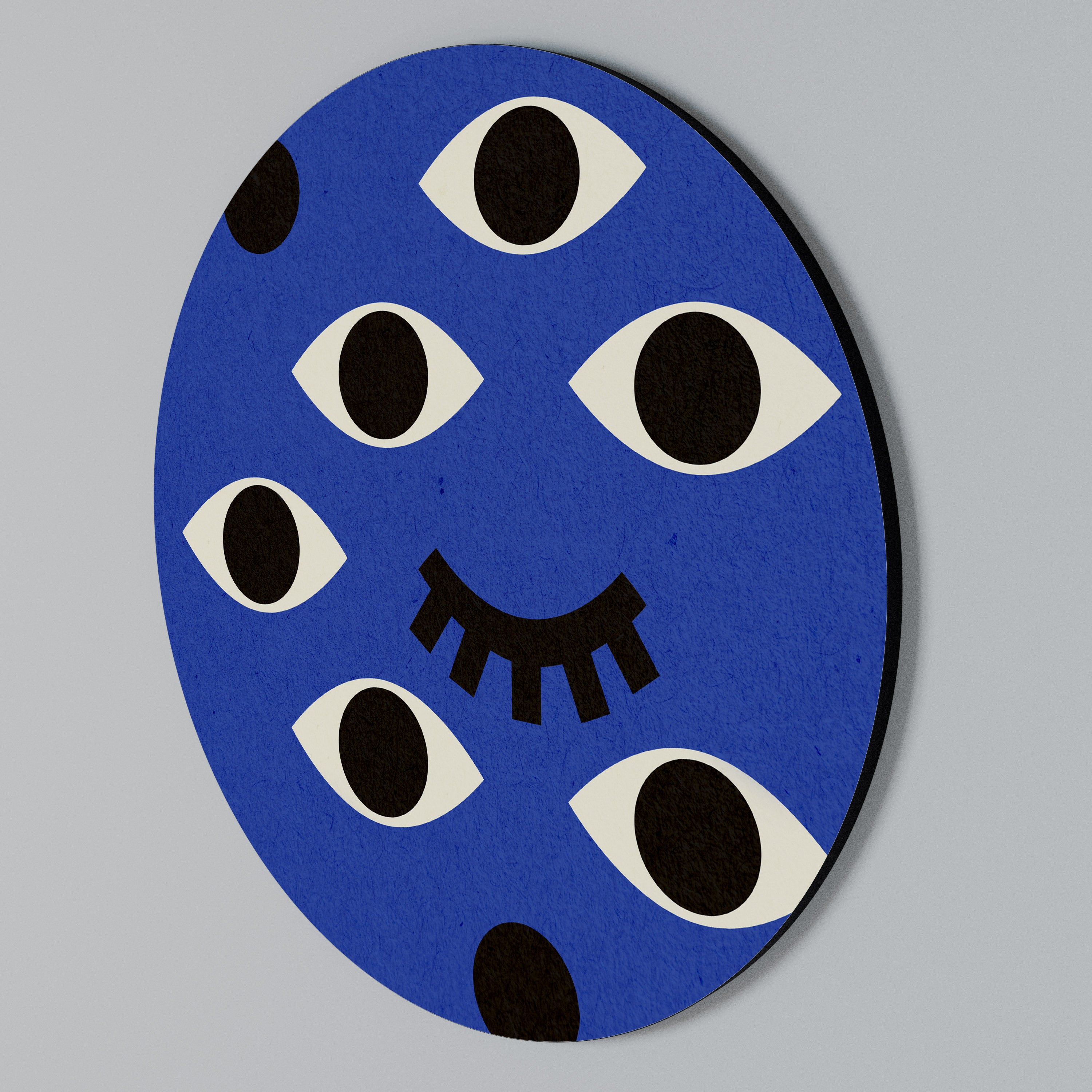 UNDER CONTROL Round Wall Art