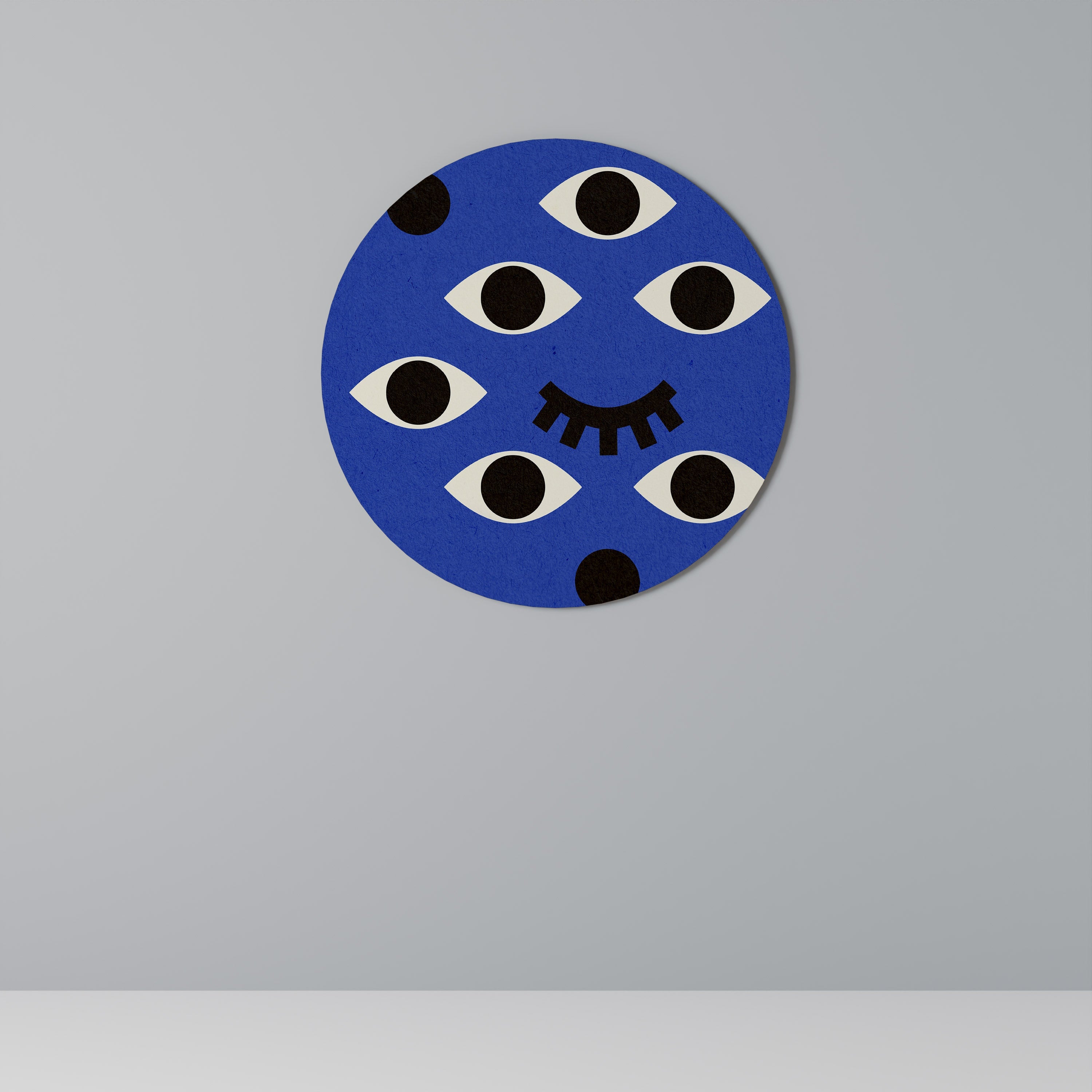 UNDER CONTROL Rund väggdekoration