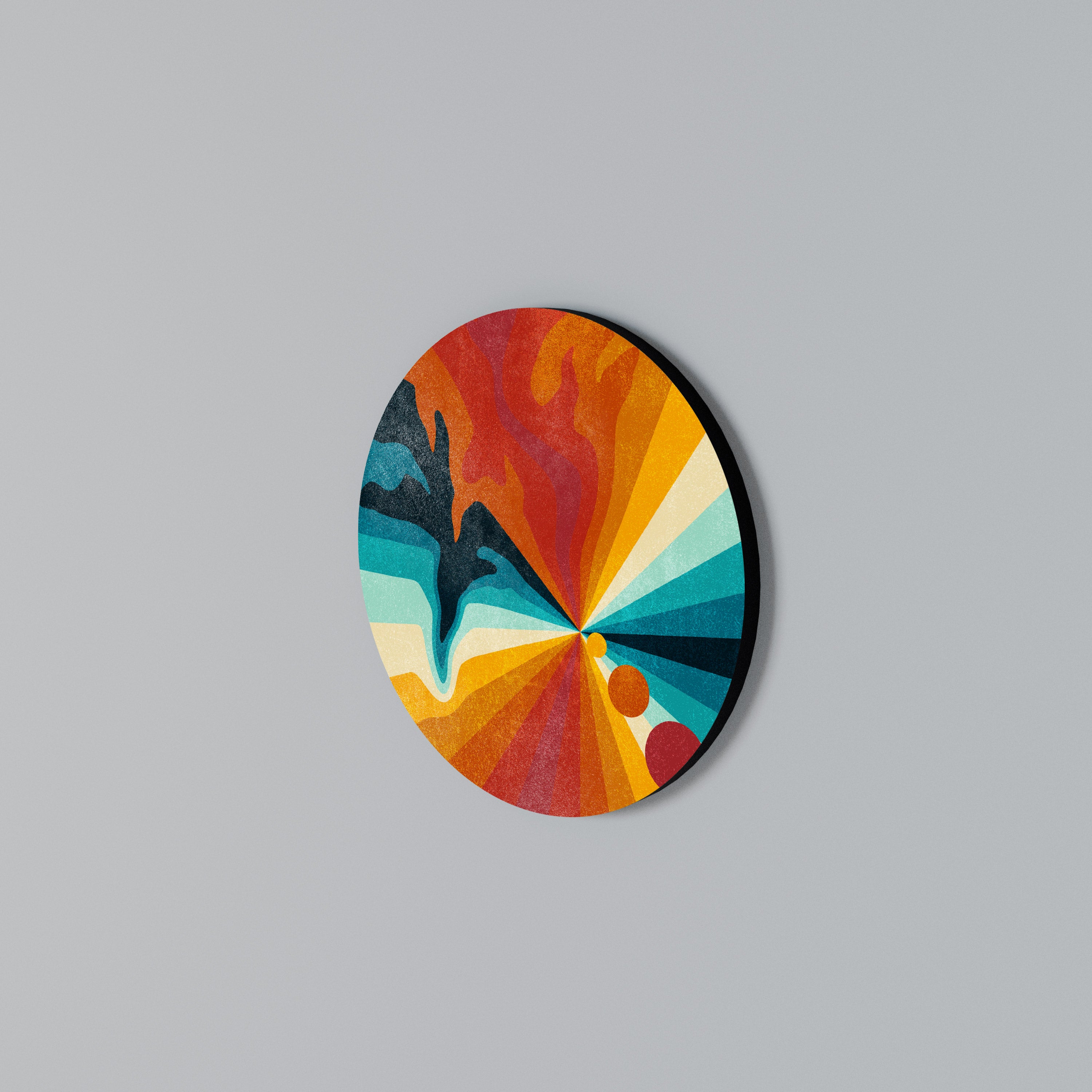 PERFECT IMPERFECTION Round Wall Art