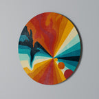 PERFECT IMPERFECTION Round Wall Art