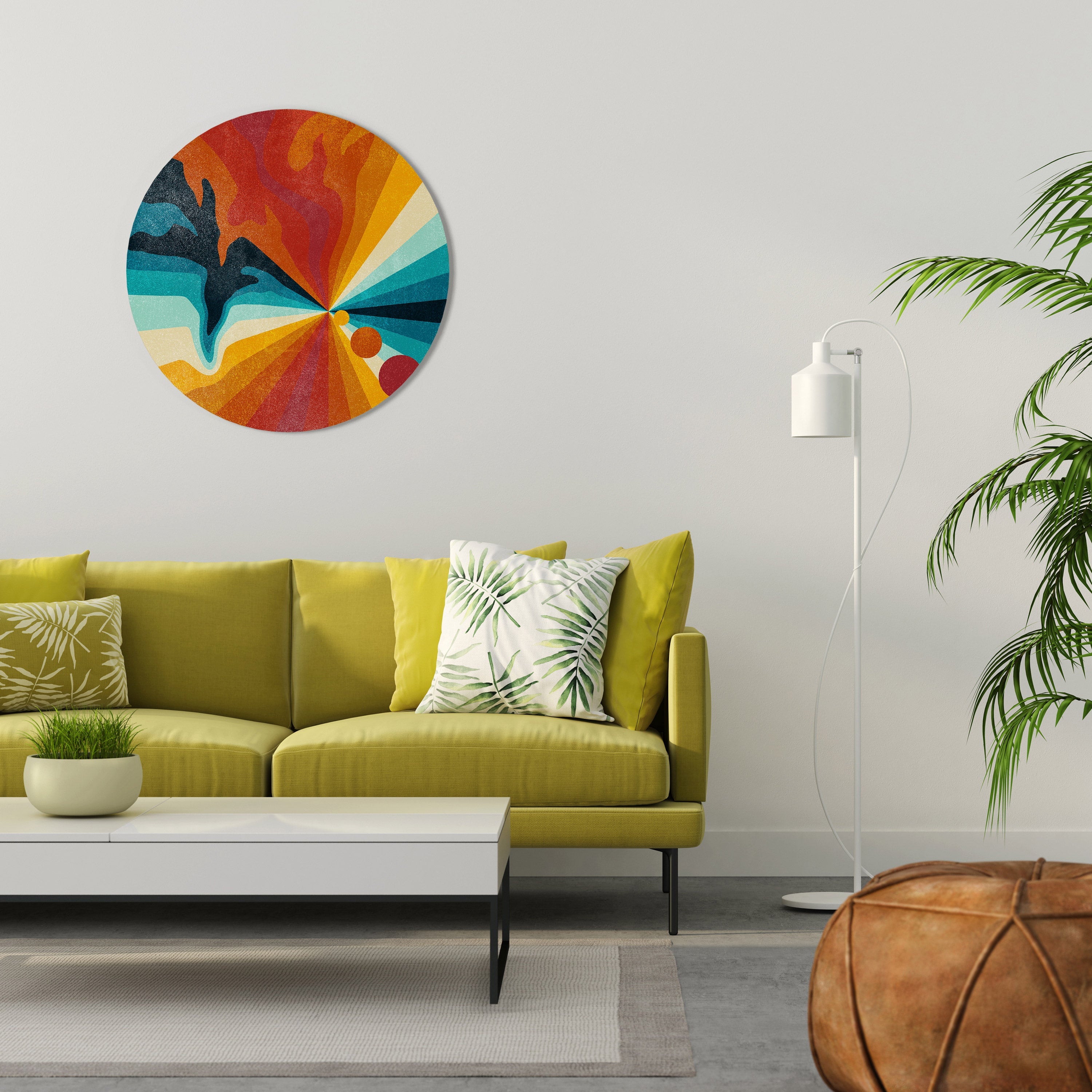 PERFEKT IMPERFEKTION Rund Väggkonst