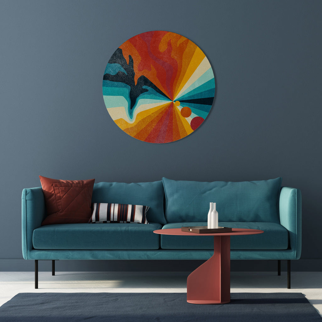 PERFEKT IMPERFEKTION Rund Väggkonst